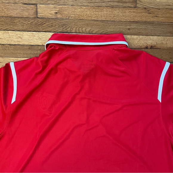 Nike Baseball Washington Nationals Polo Shirt Mens 2XL Red Dri Fit MLB - Picture 8 of 8